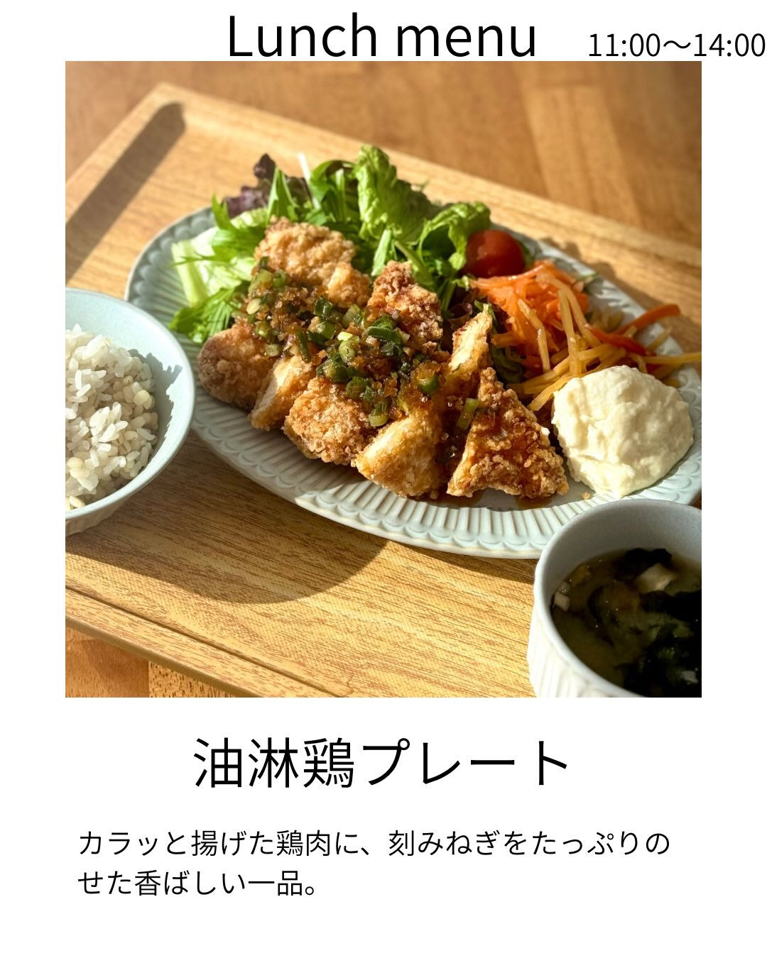 美味しいランチメニューをご用意しております🐶🤍